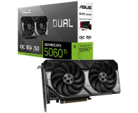 ASUS GeForce RTX 5060 Ti Dual OC 8GB GDDR7 DLSS4 - 1331416 - zdjęcie 1